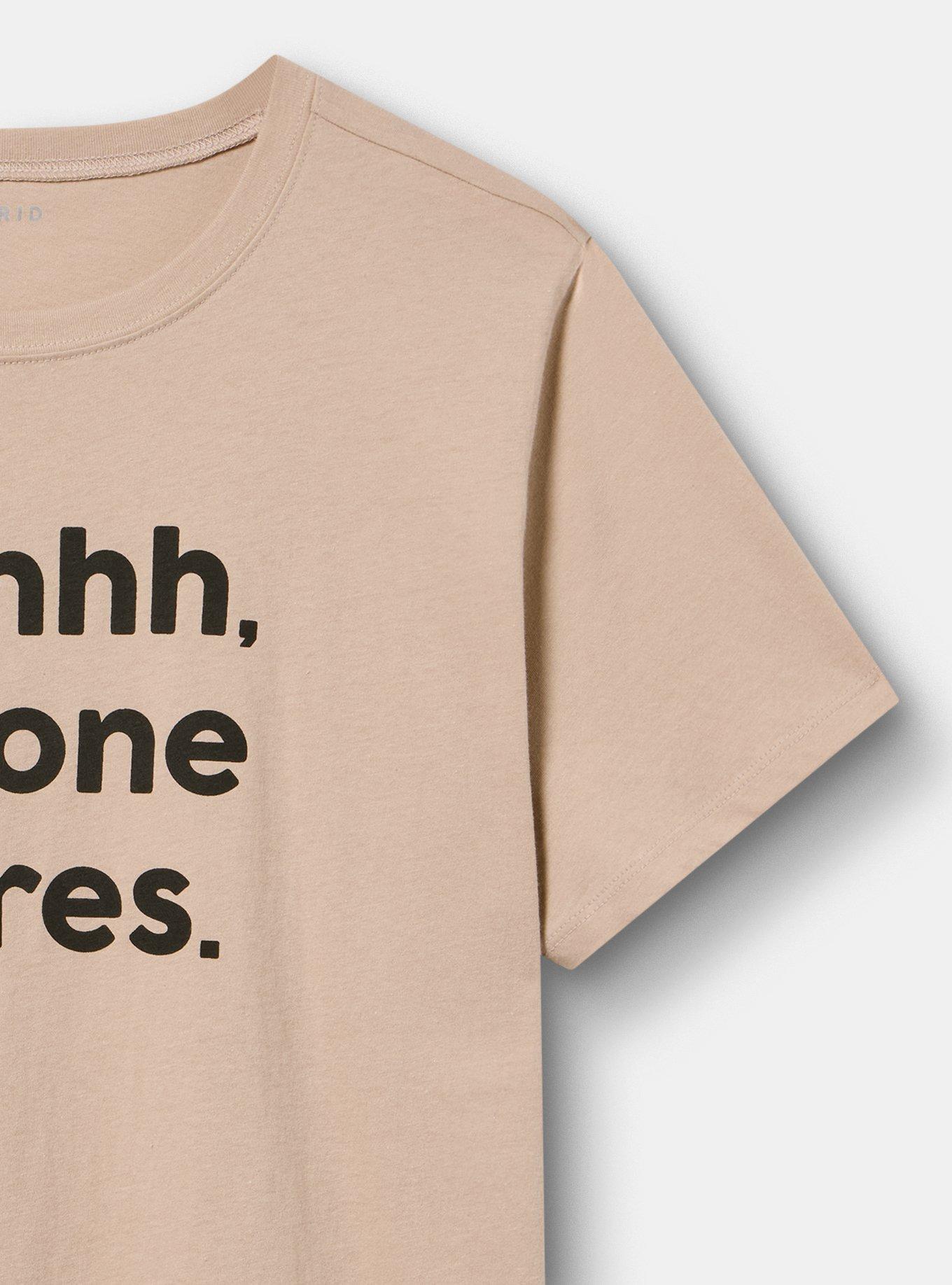 Classic Heritage Jersey Crew Tee, NO ONE CARES TEA STAIN, alternate