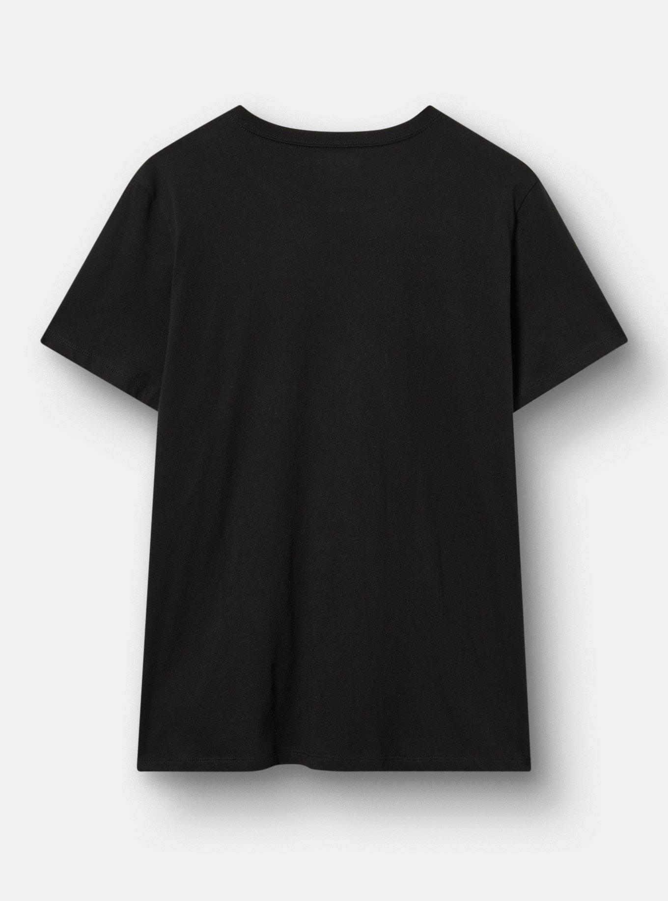 Classic Heritage Jersey Crew Tee, PICK POISON DEEP BLACK, alternate