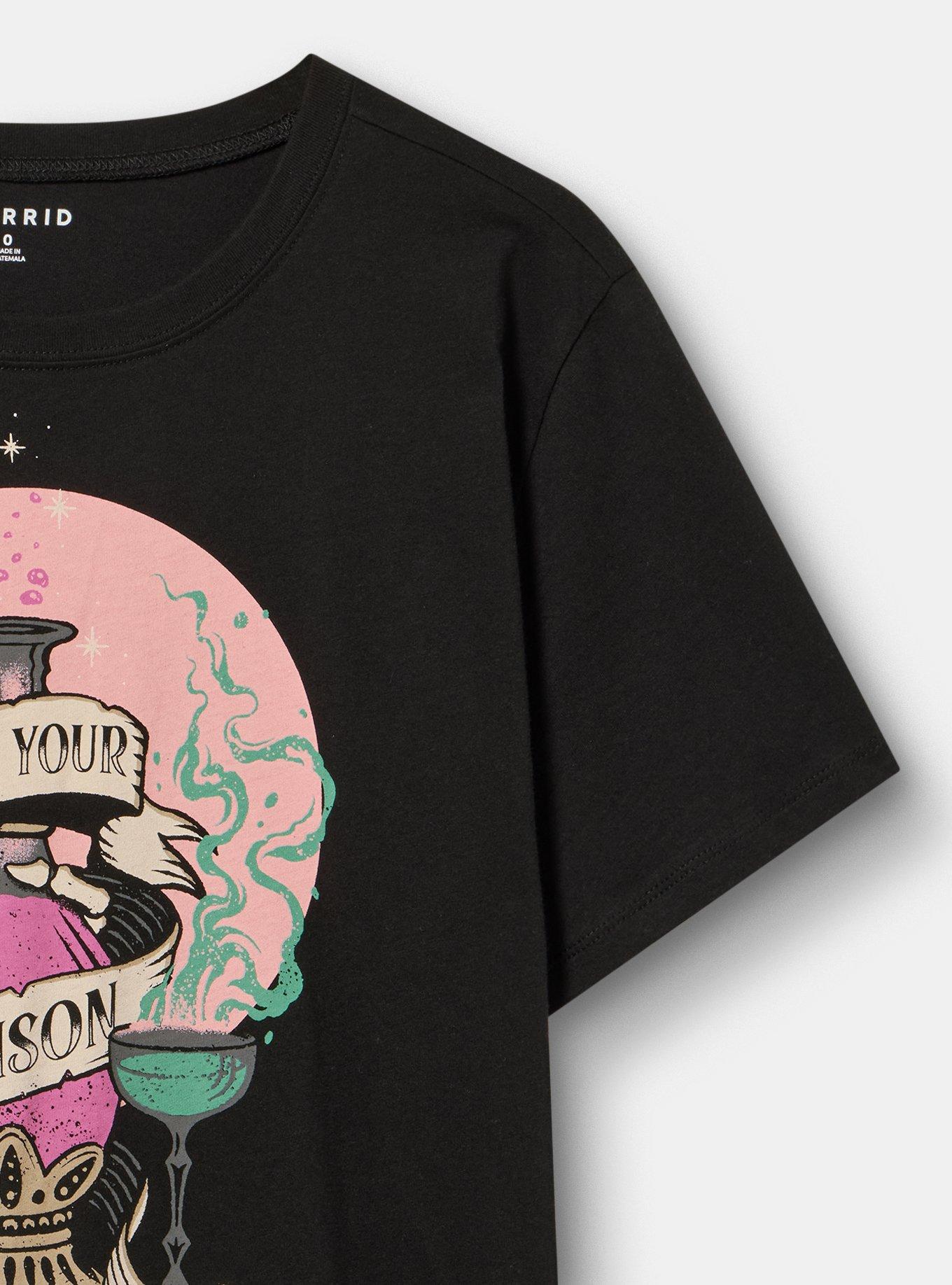 Classic Heritage Jersey Crew Tee, PICK POISON DEEP BLACK, alternate