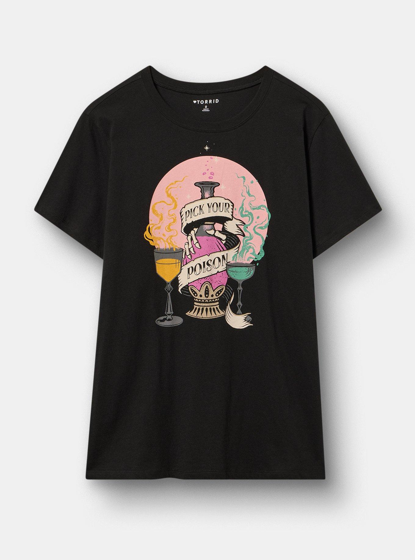 Classic Heritage Jersey Crew Tee, PICK POISON DEEP BLACK, hi-res
