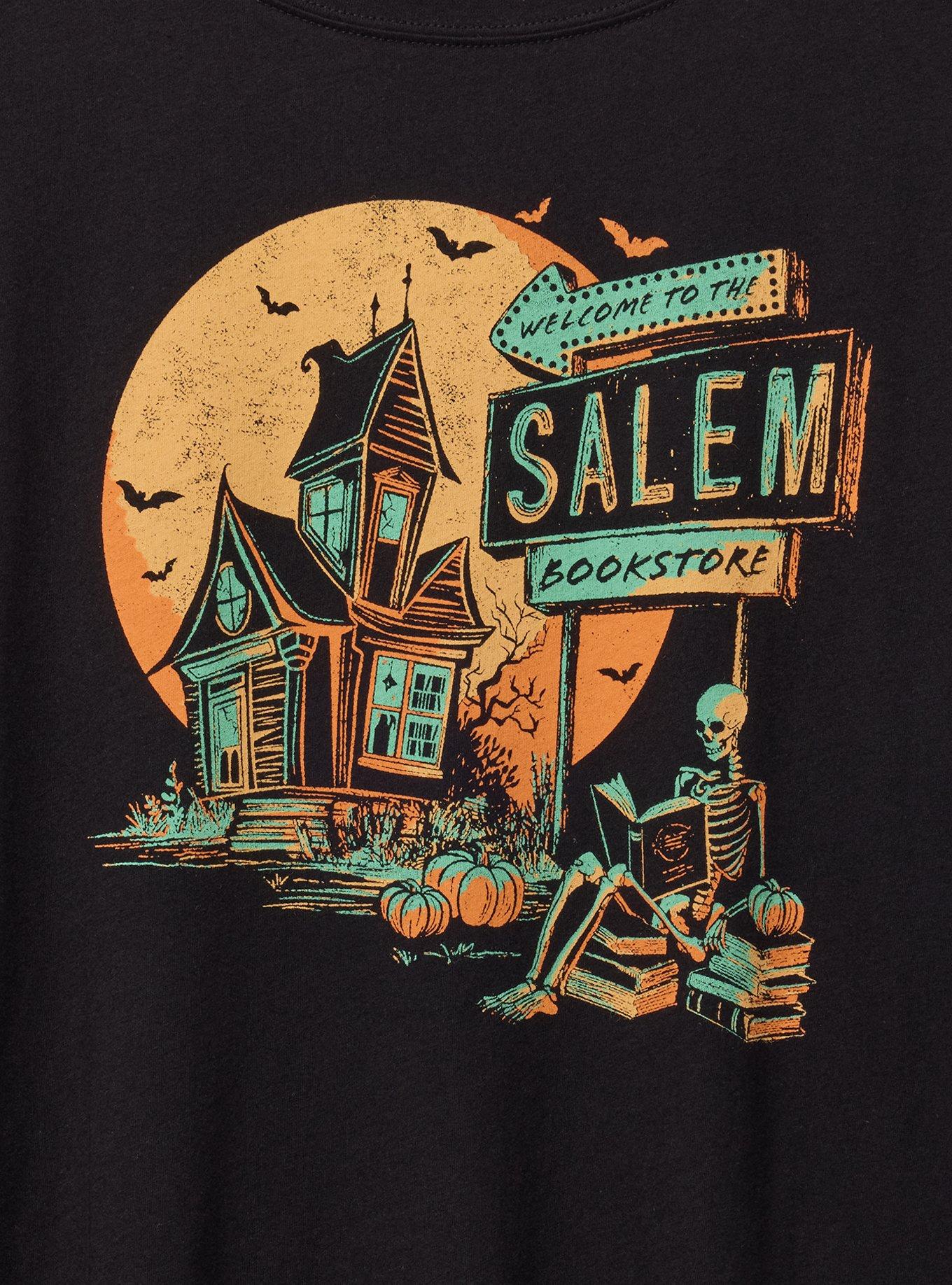 Classic Heritage Jersey Crew Tee, SALEM BOOKSTORE DEEP BLACK, alternate