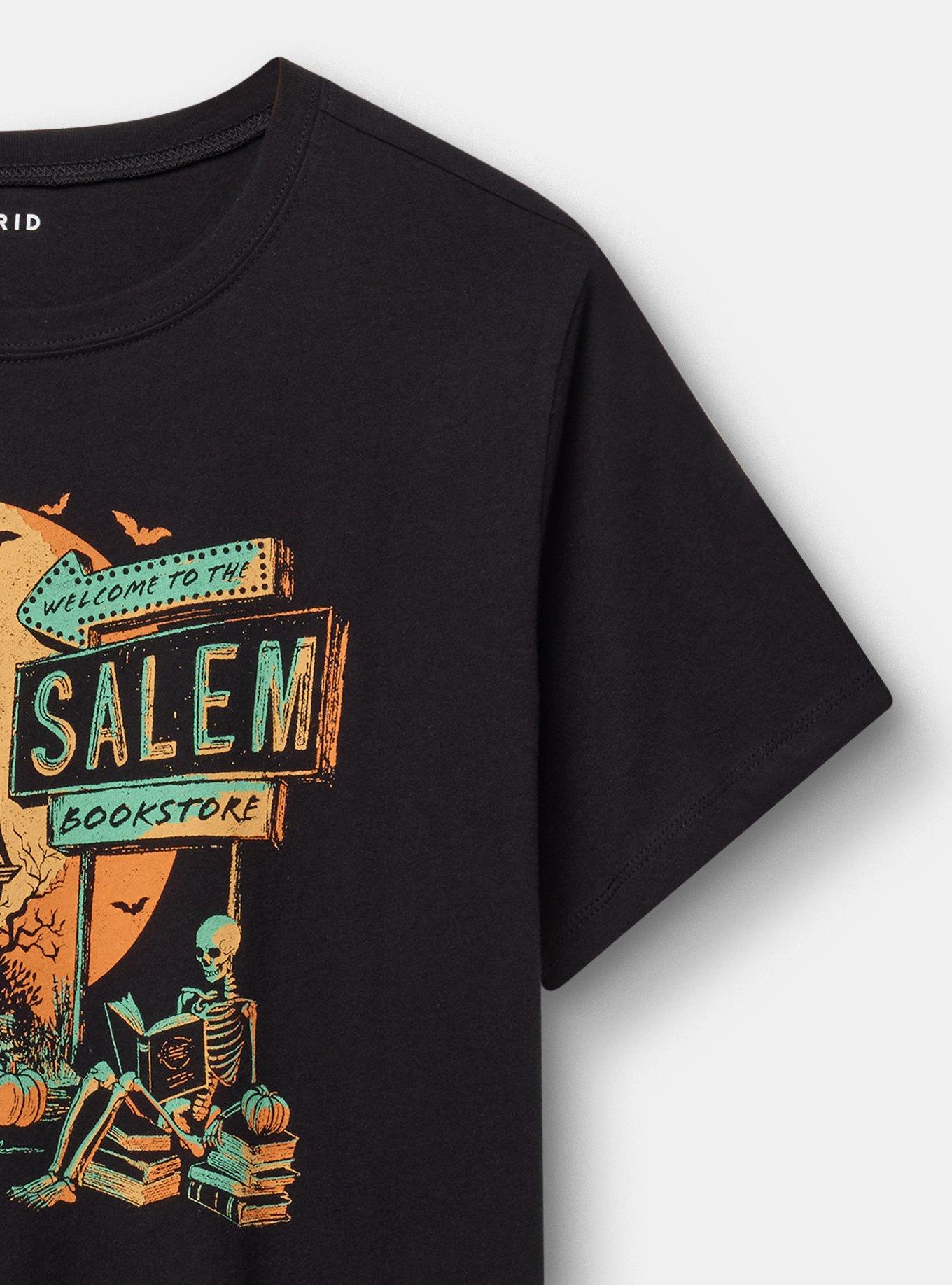 Classic Heritage Jersey Crew Tee, SALEM BOOKSTORE DEEP BLACK, alternate