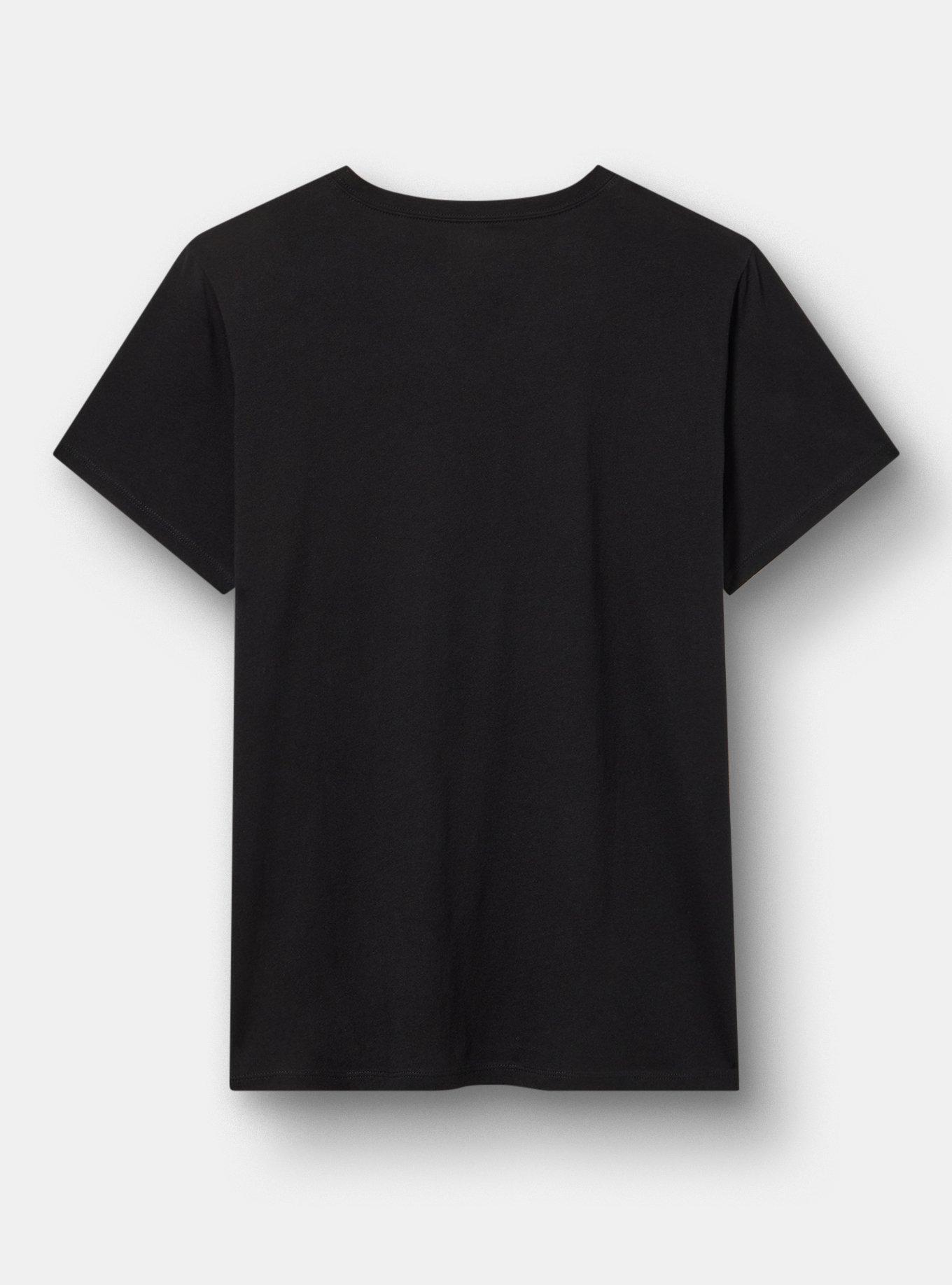 Plus Size Classic Heritage Jersey Crew Tee, CLIMB A CACTUS DEEP BLACK, alternate