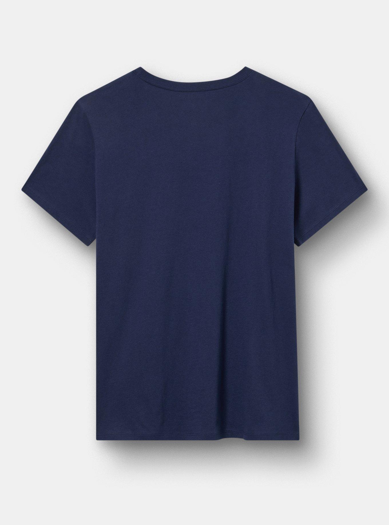Classic Heritage Jersey Crew Tee, SORRY IM LATE PEACOAT, alternate