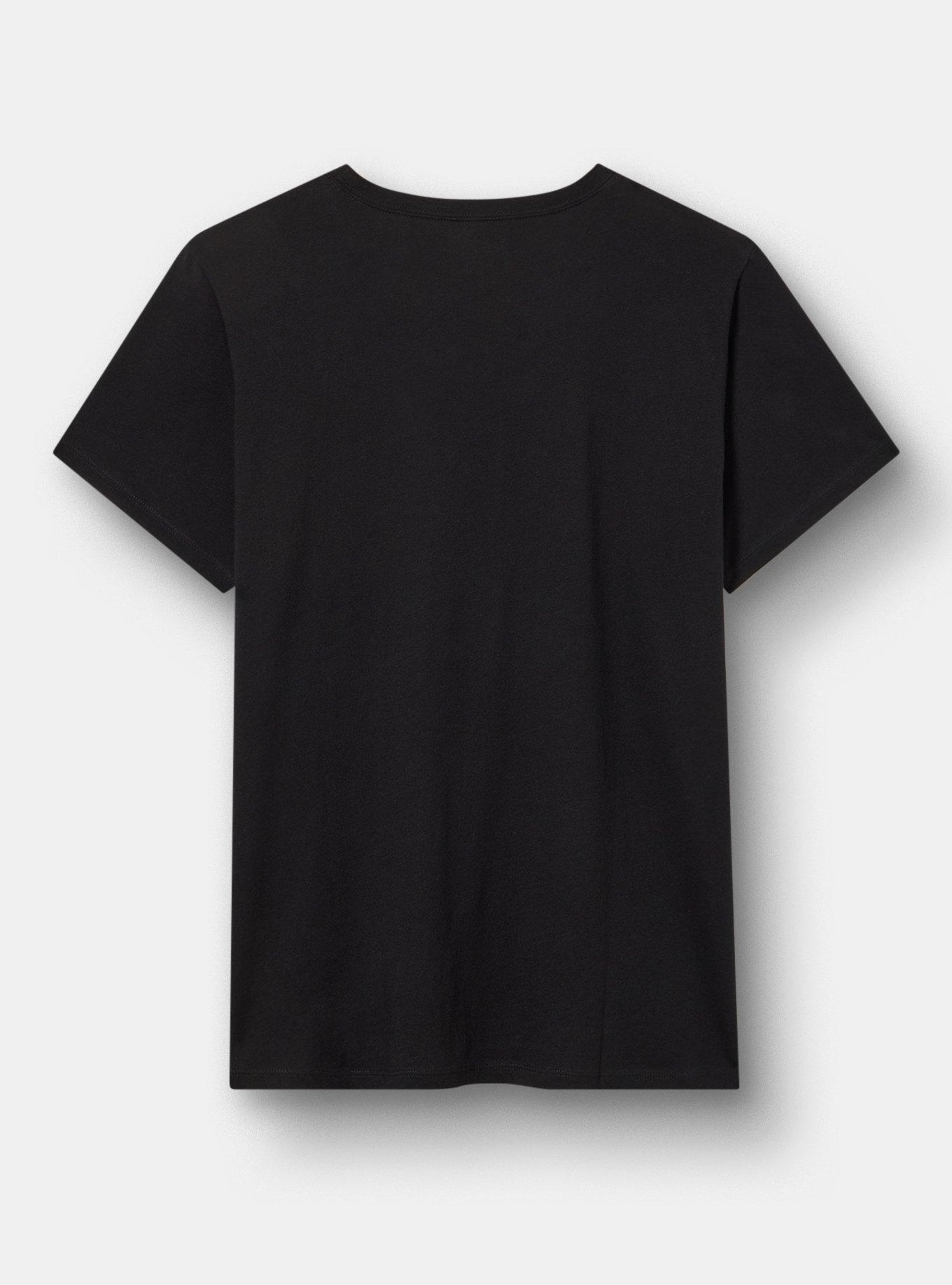Plus Size Classic Heritage Jersey Crew Tee, STIRRING TROUBLE DEEP BLACK, alternate