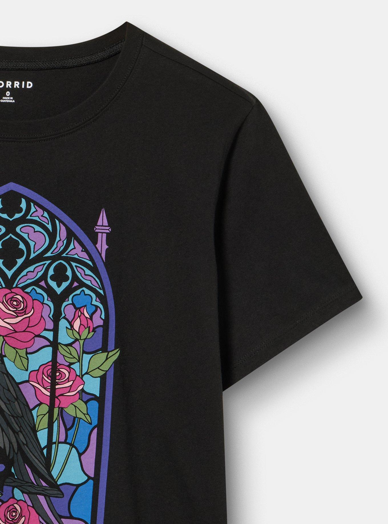Classic Heritage Jersey Crew Tee, GLASS RAVEN DEEP BLACK, alternate