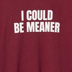 Plus Size Classic Heritage Jersey Crew Tee, COULD BE MEANER MAROON BANNER, swatch
