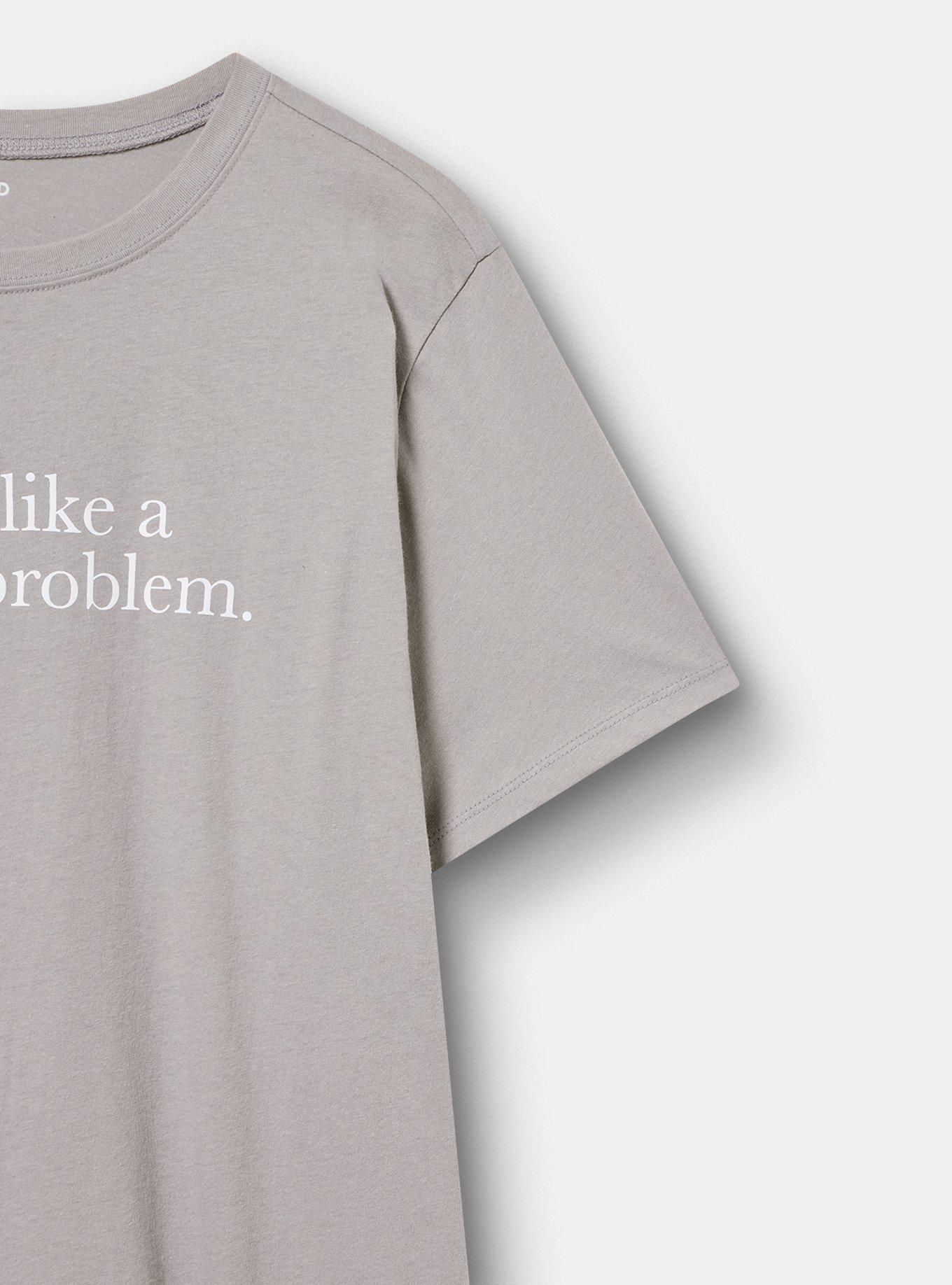 Classic Heritage Jersey Crew Tee, MONDAY PROBLEM FORMAL GRAY, alternate