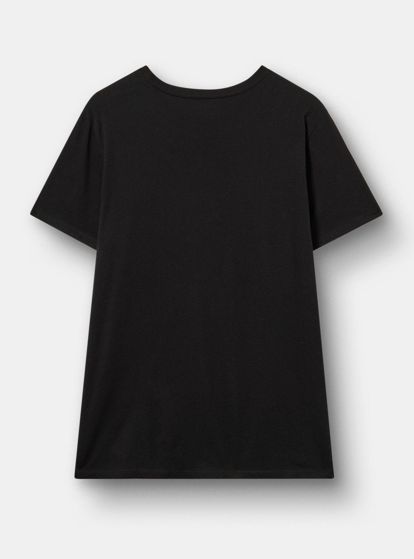 Classic Fit Heritage Jersey Crew Tee, DOING MY BEST DEEP BLACK, alternate