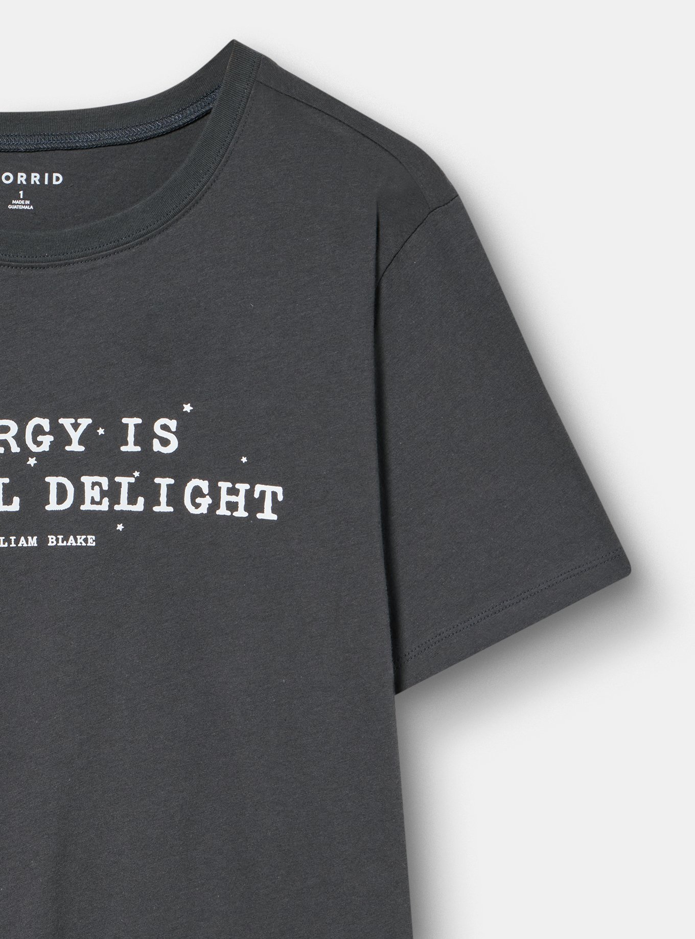 Classic Fit Heritage Jersey Crew, ENERGY IS ETERNAL DELIGHT TD VINTAGE BLACK, alternate