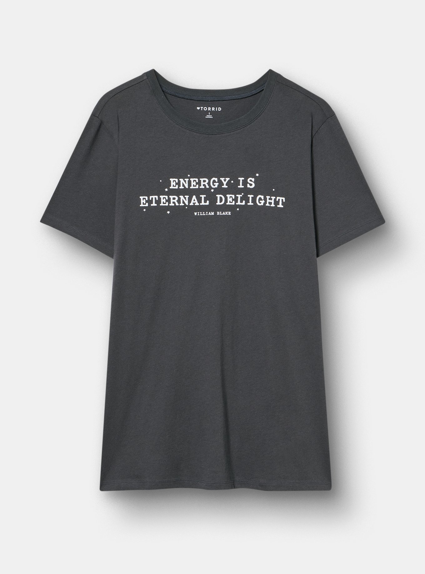 Classic Fit Heritage Jersey Crew, ENERGY IS ETERNAL DELIGHT TD VINTAGE BLACK, hi-res