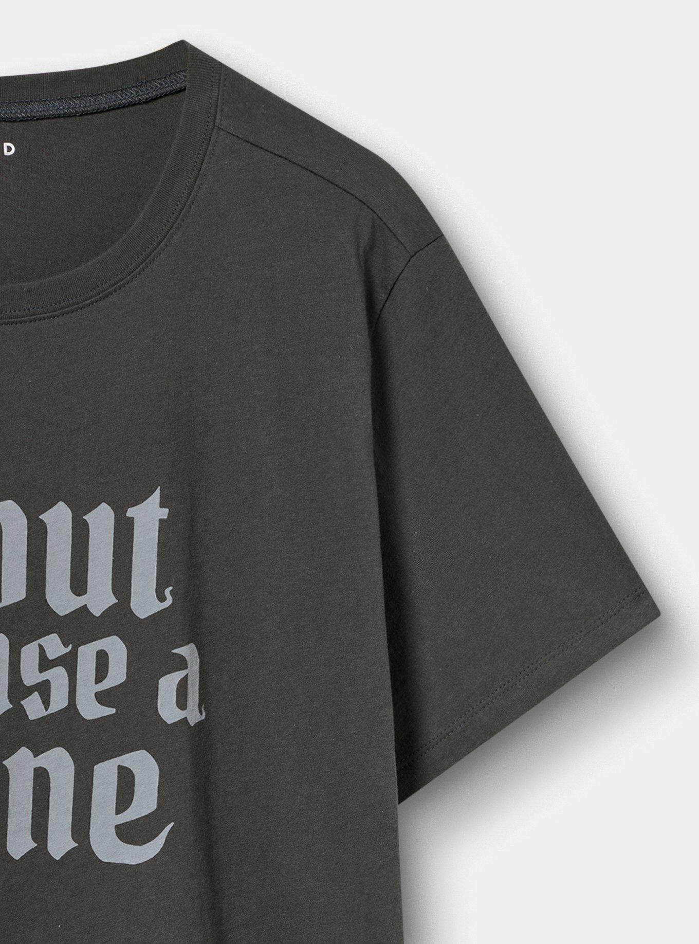 Plus Size Classic Fit Heritage Jersey Crew, ABOUT TO CAUSE A SCENE VINTAGE BLACK, alternate