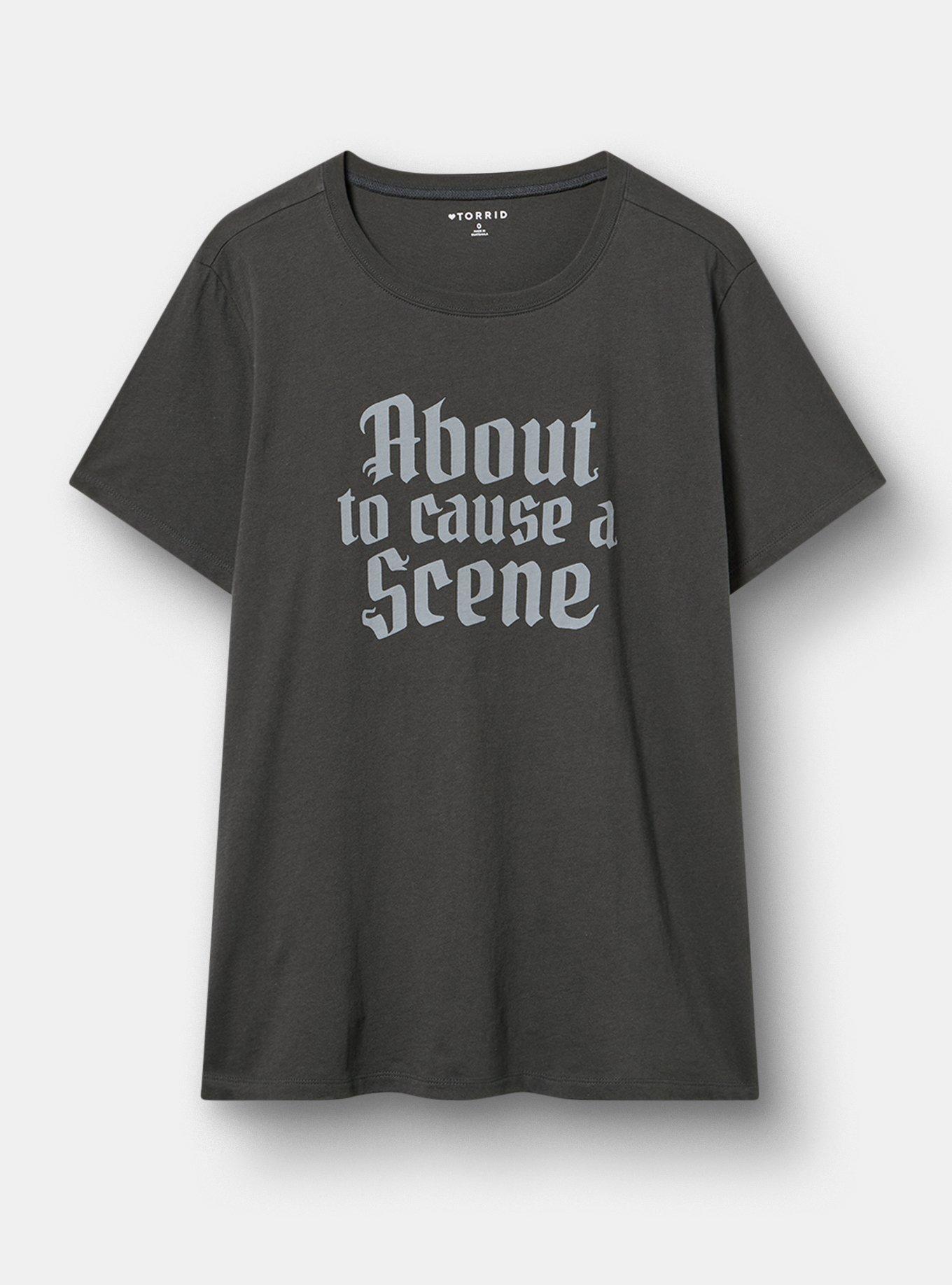 Plus Size Classic Fit Heritage Jersey Crew, ABOUT TO CAUSE A SCENE VINTAGE BLACK, hi-res