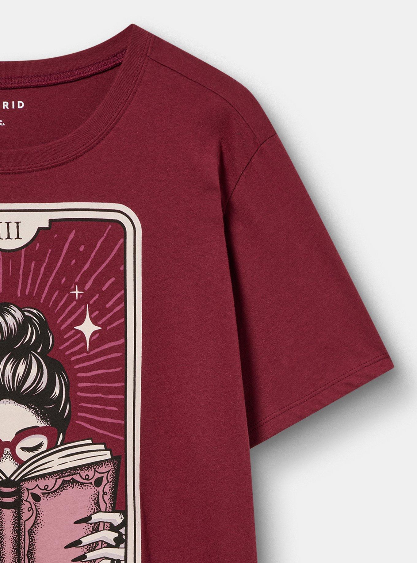 Classic Fit Heritage Jersey Crew Tee, THE COLLECTOR MAROON BANNER, alternate