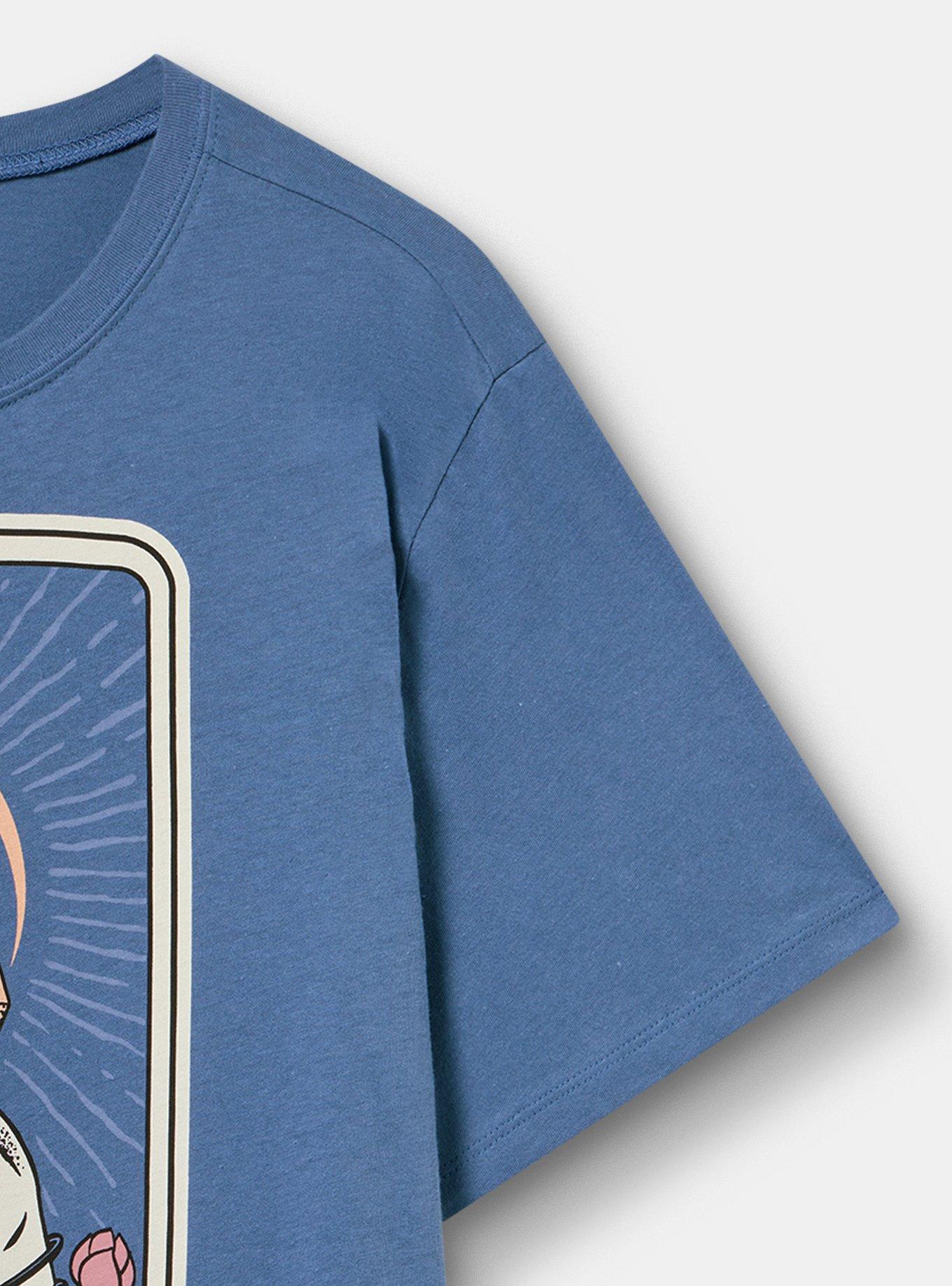Plus Size Classic Fit Heritage Jersey Crew, THE MANIFESTOR TAROT BLUE HORIZON, alternate