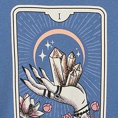 Plus Size Classic Fit Heritage Jersey Crew, THE MANIFESTOR TAROT BLUE HORIZON, swatch