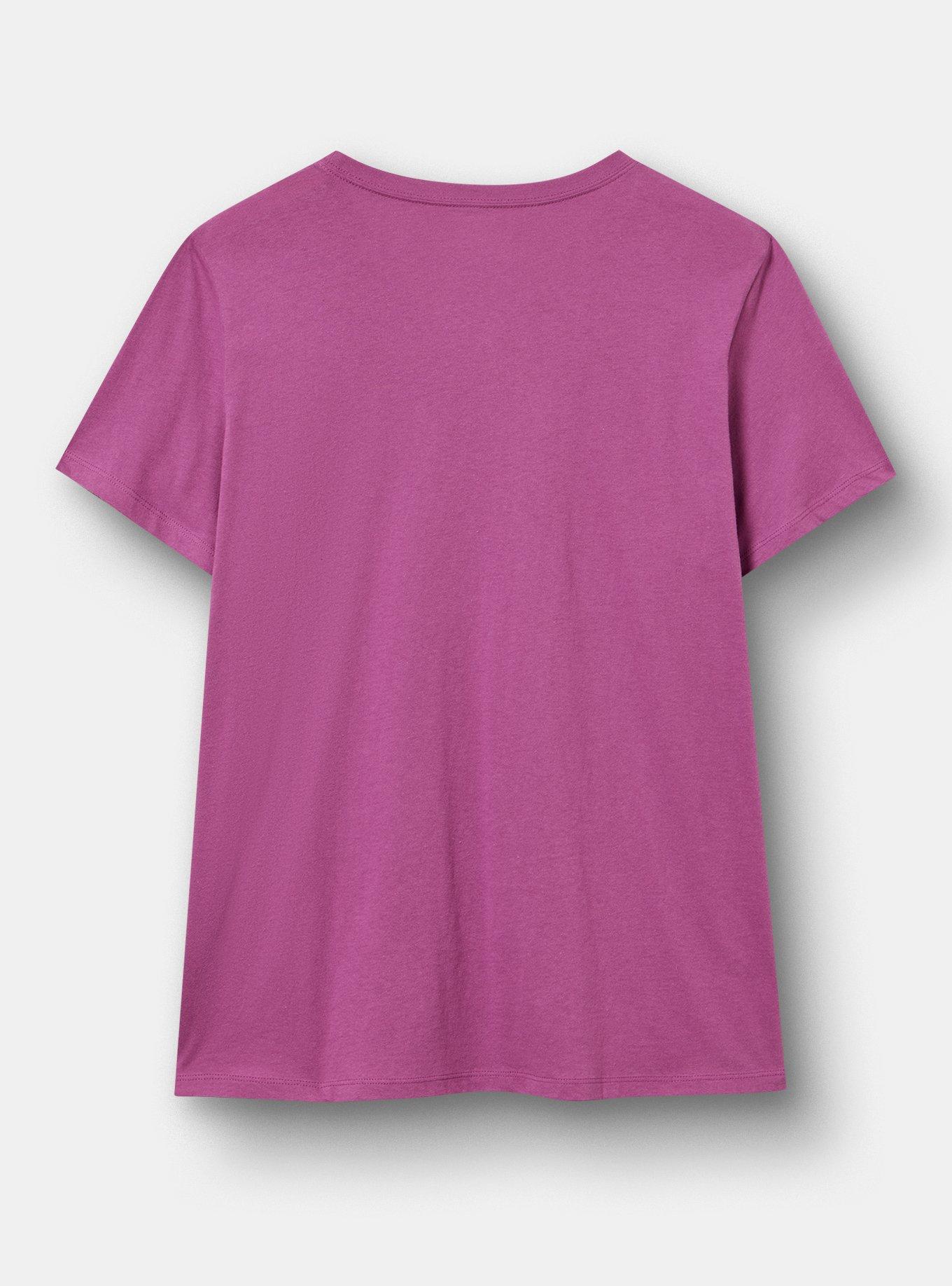 Classic Heritage Jersey Crew Tee, ROSE PLANCHETTE AMETHYST, alternate