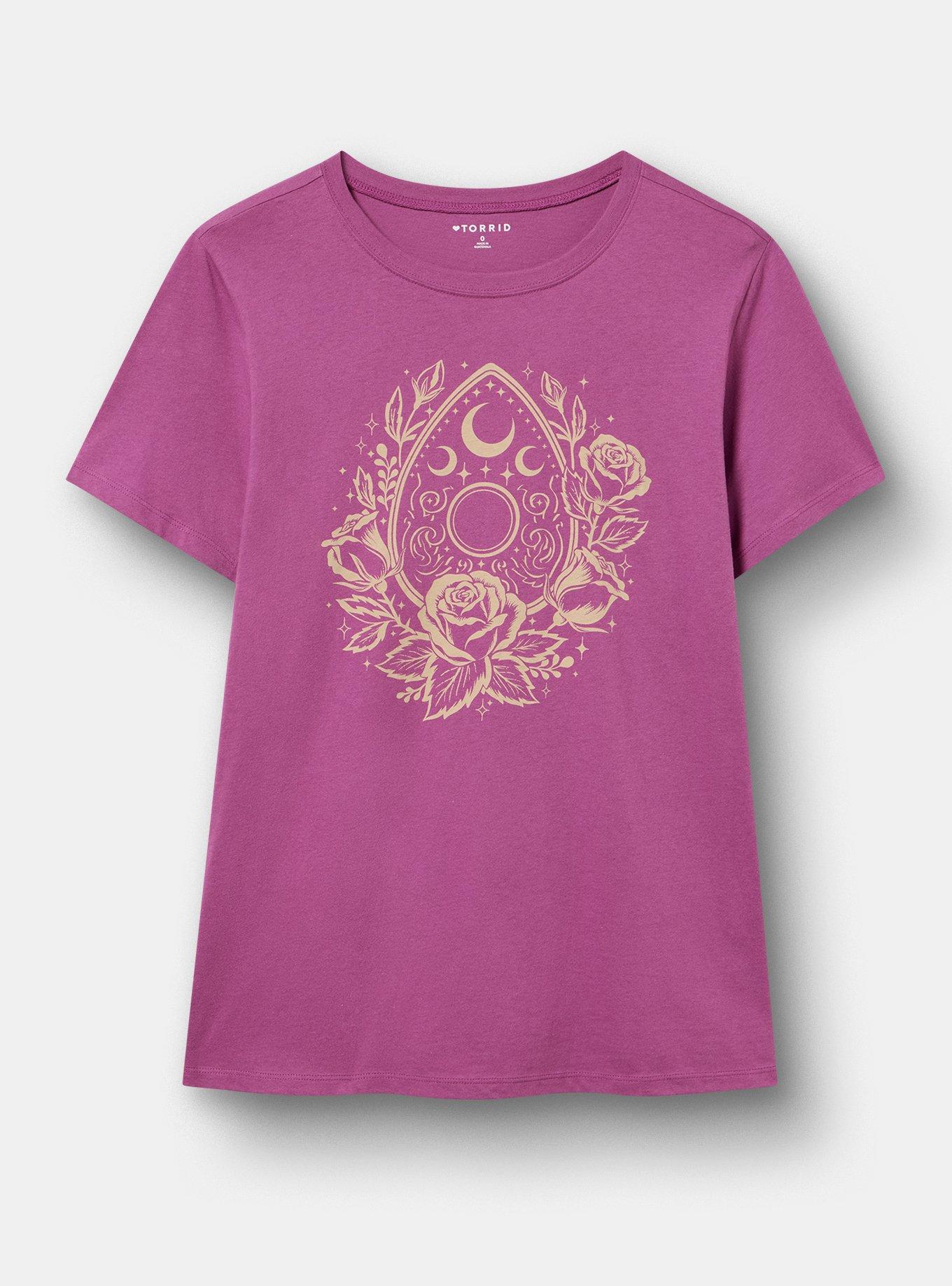 Classic Heritage Jersey Crew Tee, ROSE PLANCHETTE AMETHYST, hi-res