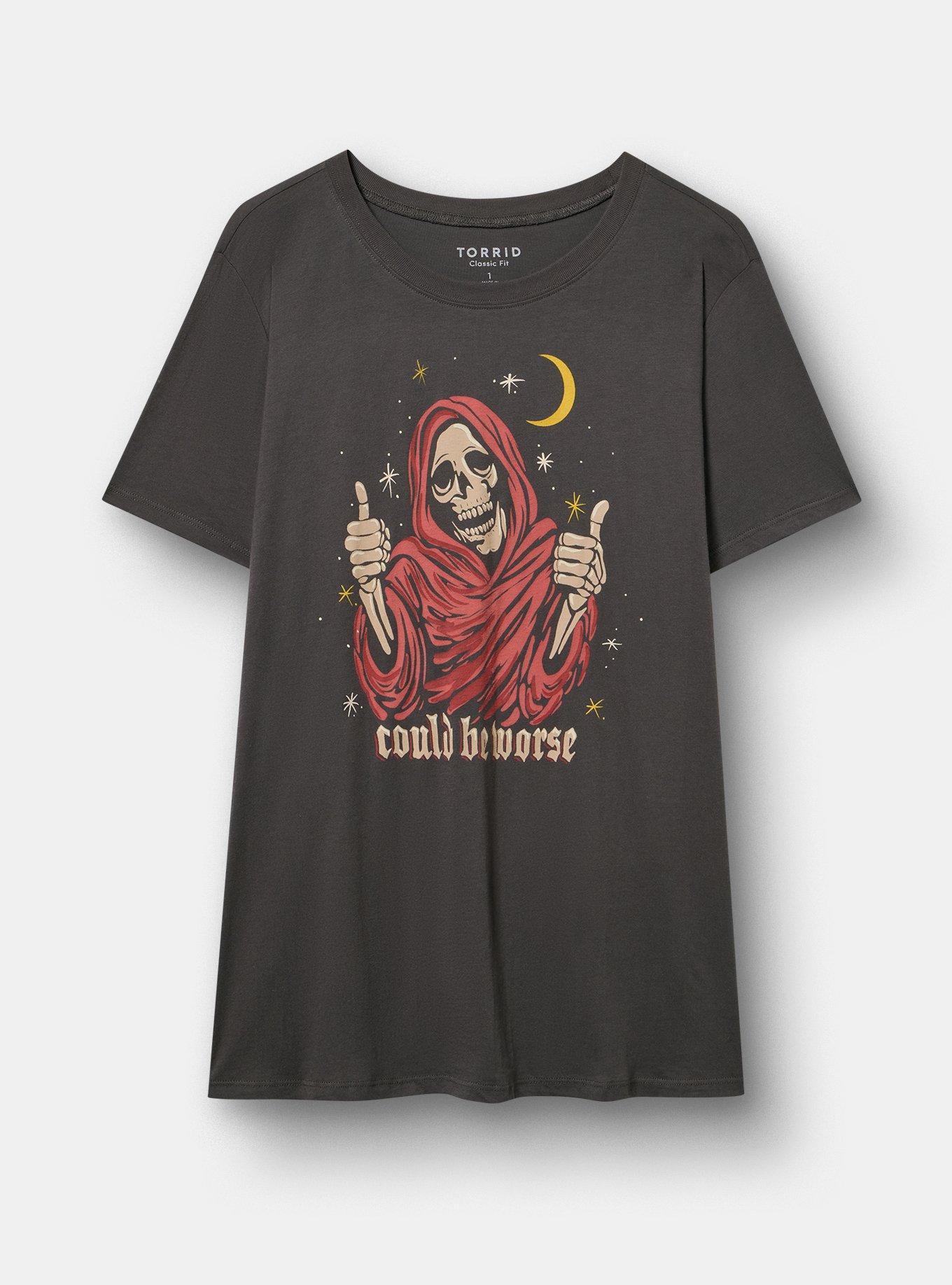 Classic Heritage Jersey Crew Tee, COULD BE WORSE VINTAGE BLACK, hi-res