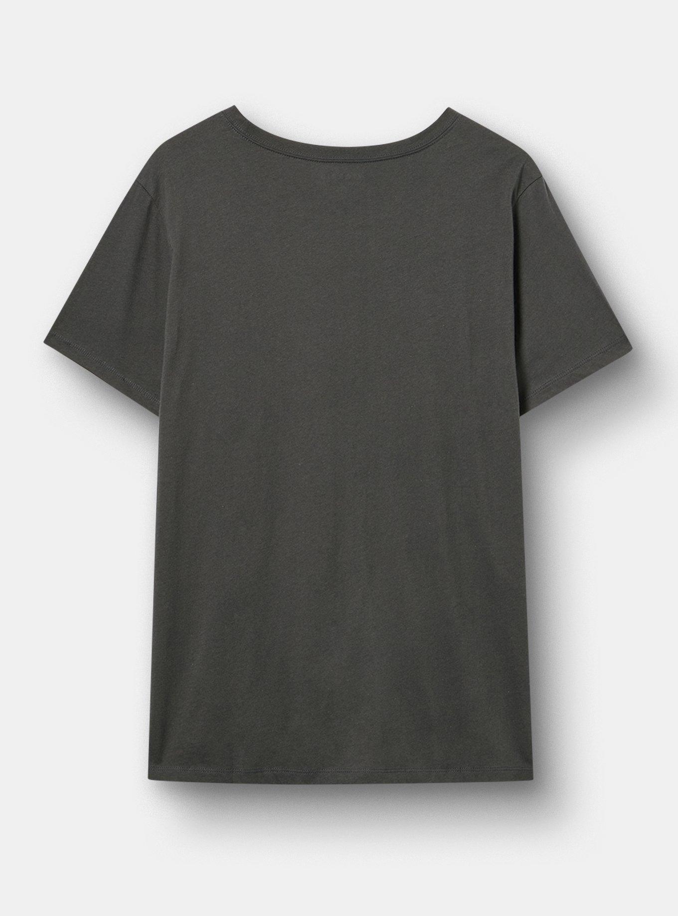 Plus Size Classic Heritage Jersey Crew Tee, FREQUENT FLYER VINTAGE BLACK, alternate