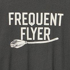 Plus Size Classic Heritage Jersey Crew Tee, FREQUENT FLYER VINTAGE BLACK, swatch