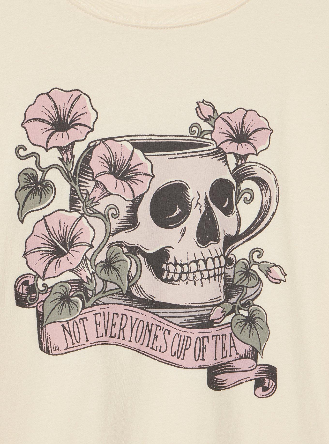 Classic Heritage Jersey Crew Tee, CUP OF TEA WHISPER WHITE, alternate