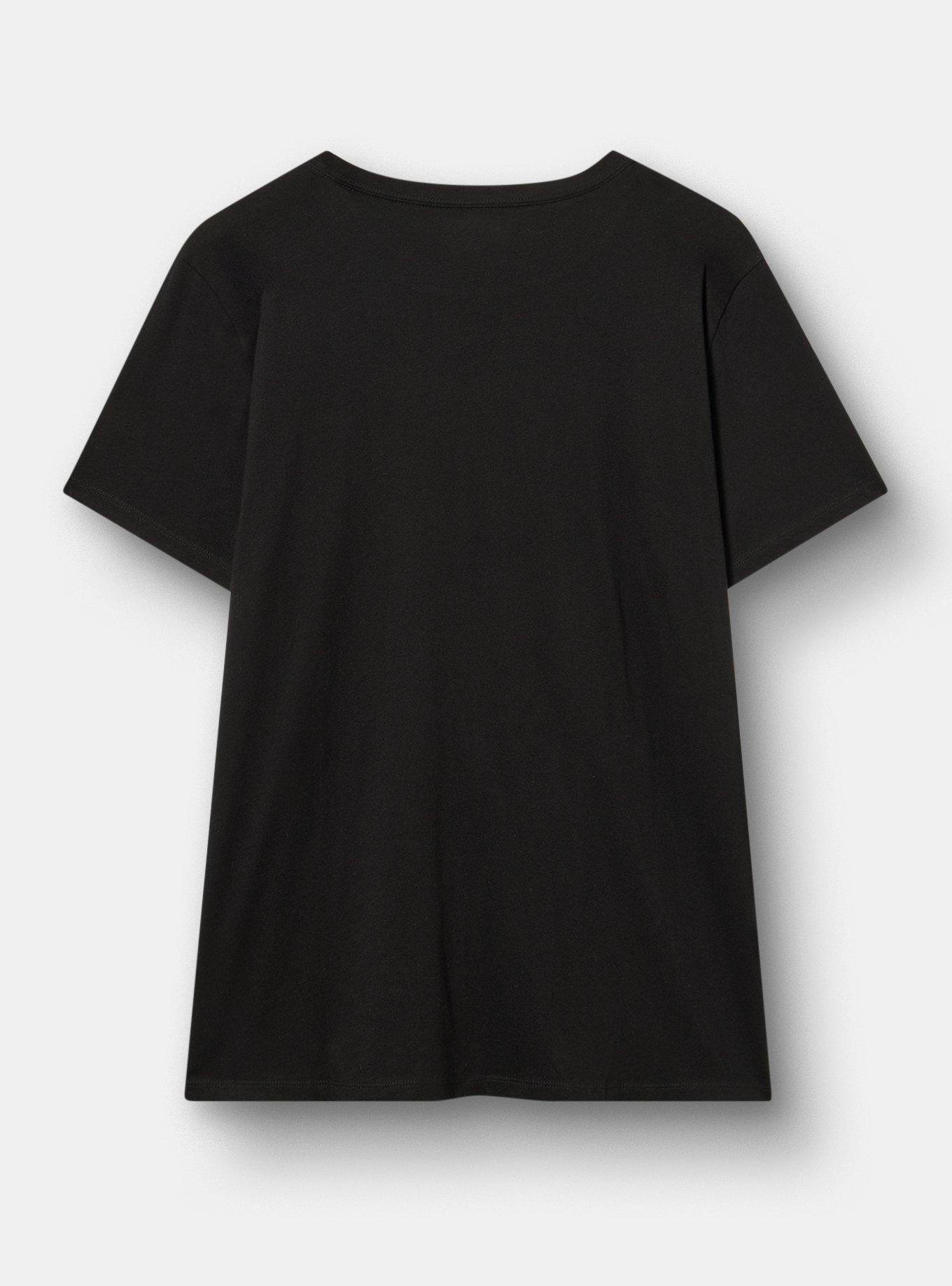 Classic Heritage Jersey Crew Tee, KEEP DISTANCE DEEP BLACK, alternate