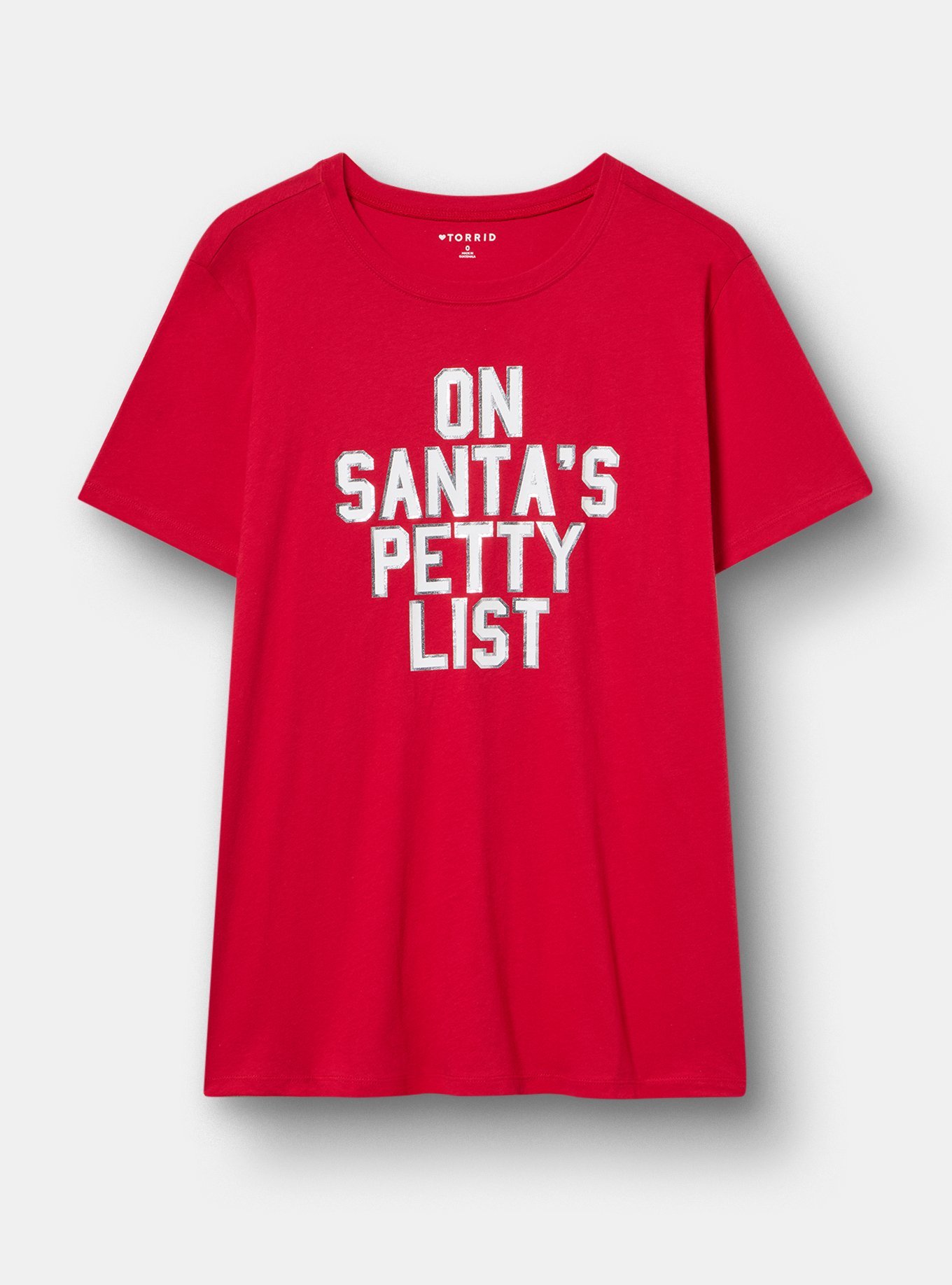 Classic Fit Heritage Jersey Crew Tee, PETTY LIST JESTER RED, hi-res