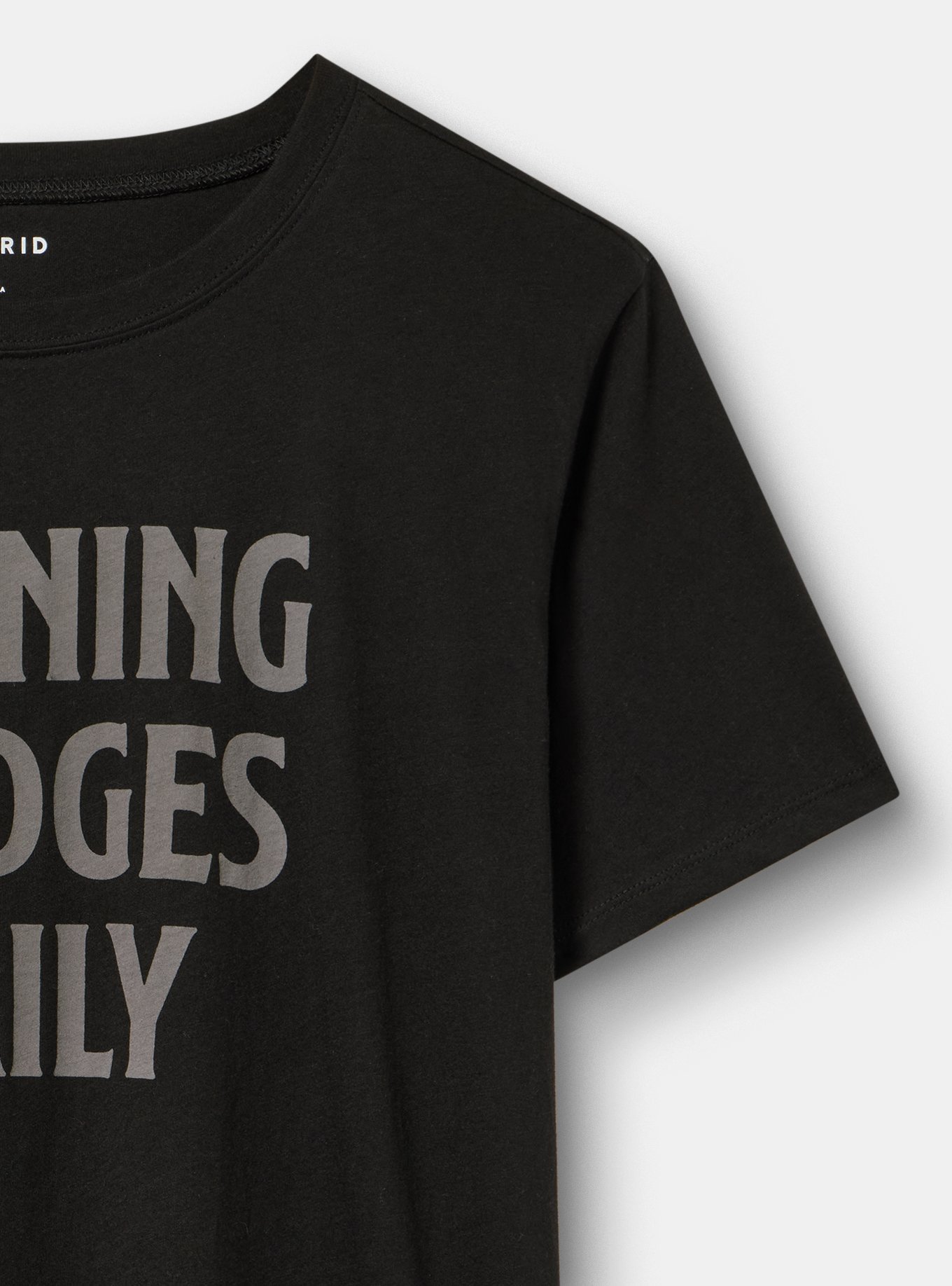 Classic Fit Heritage Jersey Crew Tee, BURNING BRIDGES DEEP BLACK, alternate