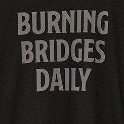 Classic Fit Heritage Jersey Crew, BURNING BRIDGES DEEP BLACK, swatch