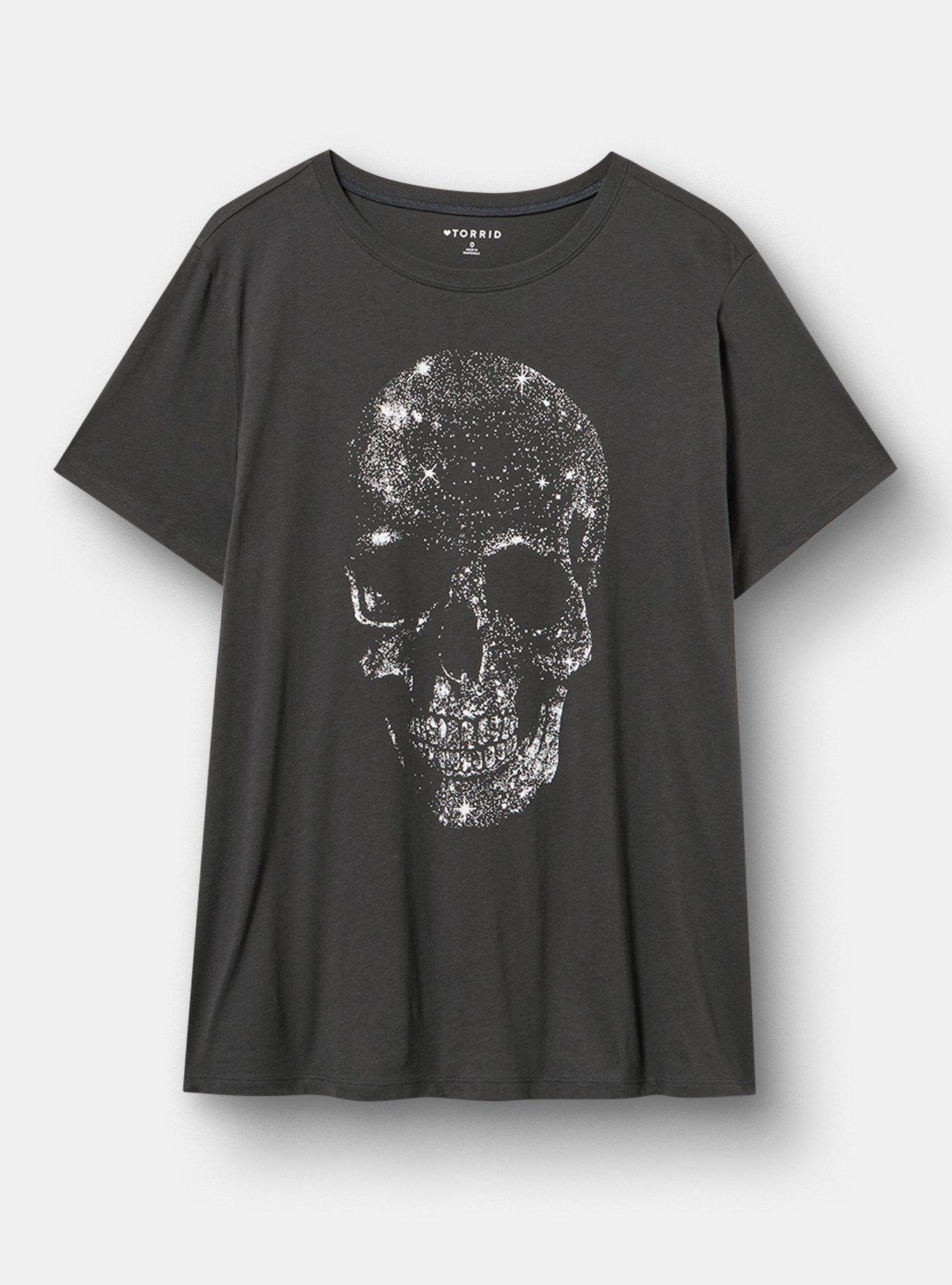 Classic Heritage Jersey Crew Tee, GALAXY SKULL VINTAGE BLACK, hi-res