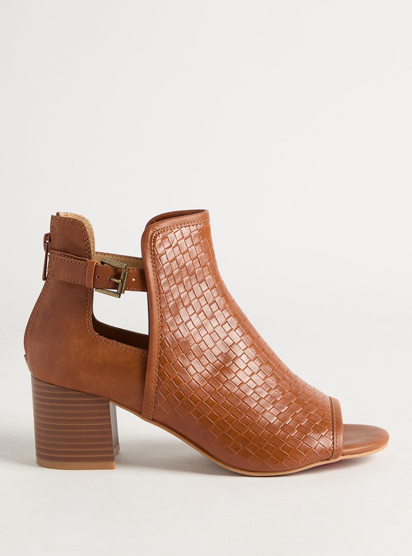 Woven Peep Toe Heel (WW)