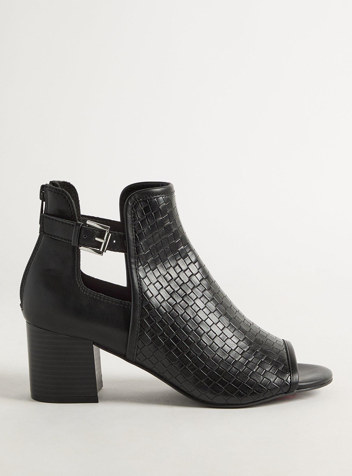 Woven Peep Toe Heel (WW)