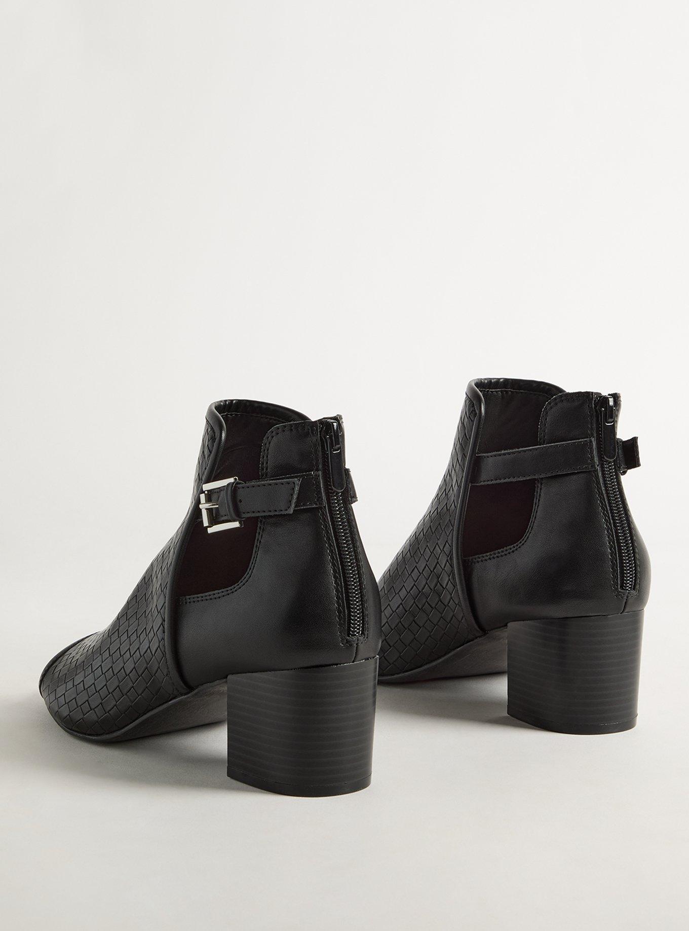 Woven Peep Toe Heel (WW)