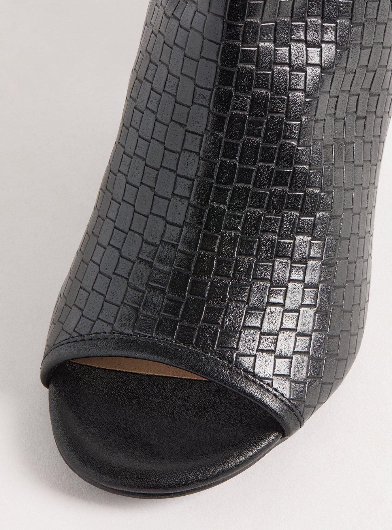 Woven Peep Toe Heel (WW)