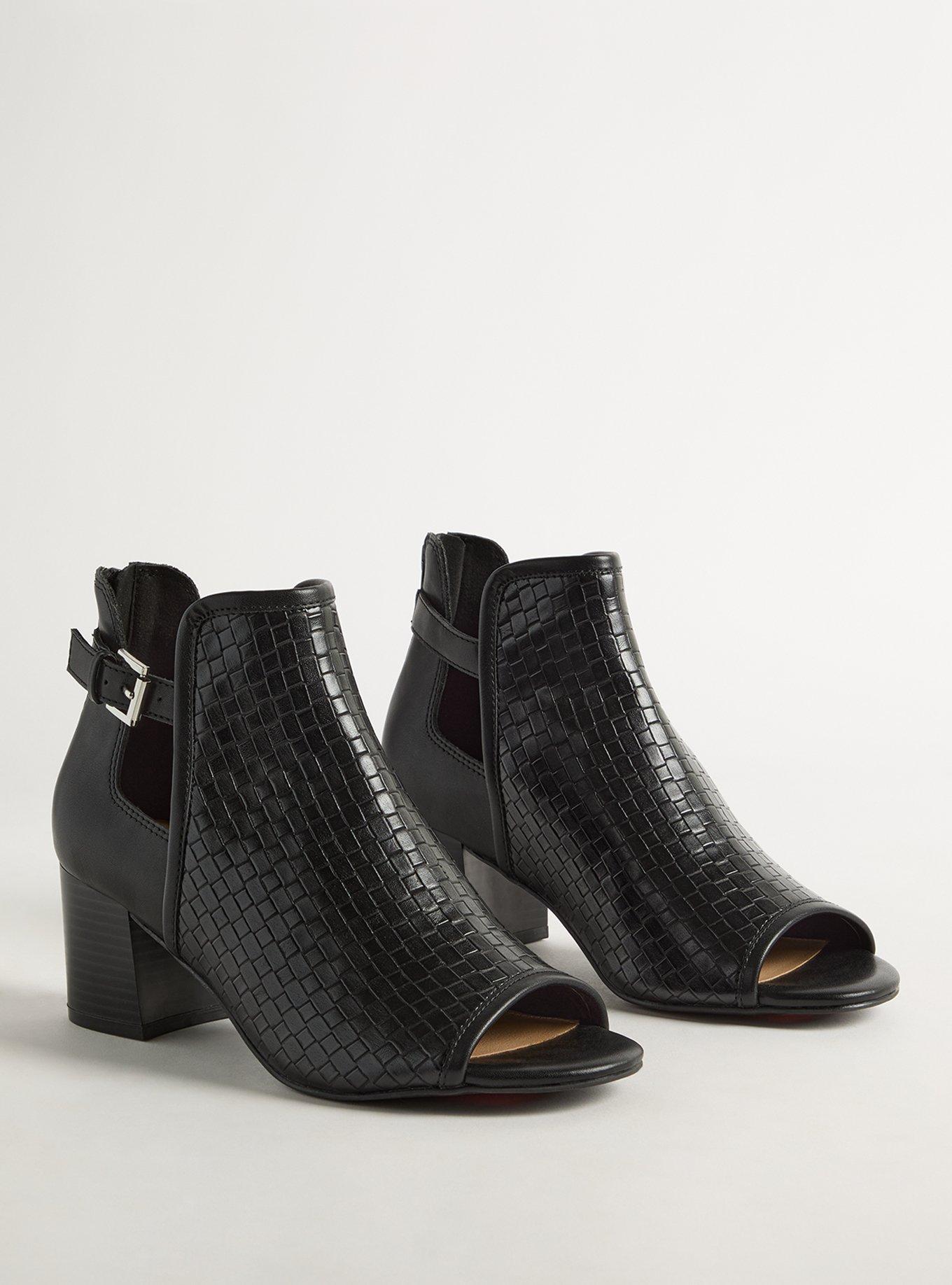 Woven Peep Toe Heel (WW)