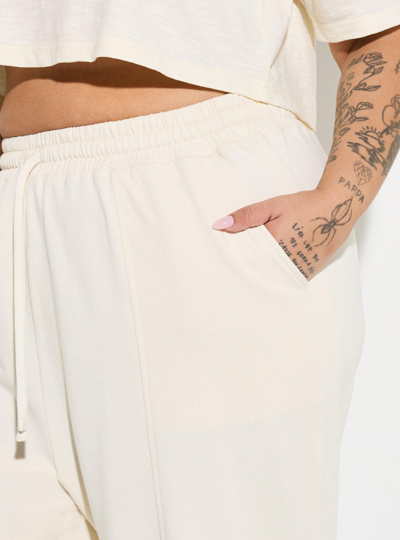 LoveSick French Terry Jogger, ANTIQUE WHITE, alternate