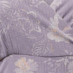 Double Flutter Sleeve Romper, WHITNEY FLORAL GRAY RIDGE, swatch