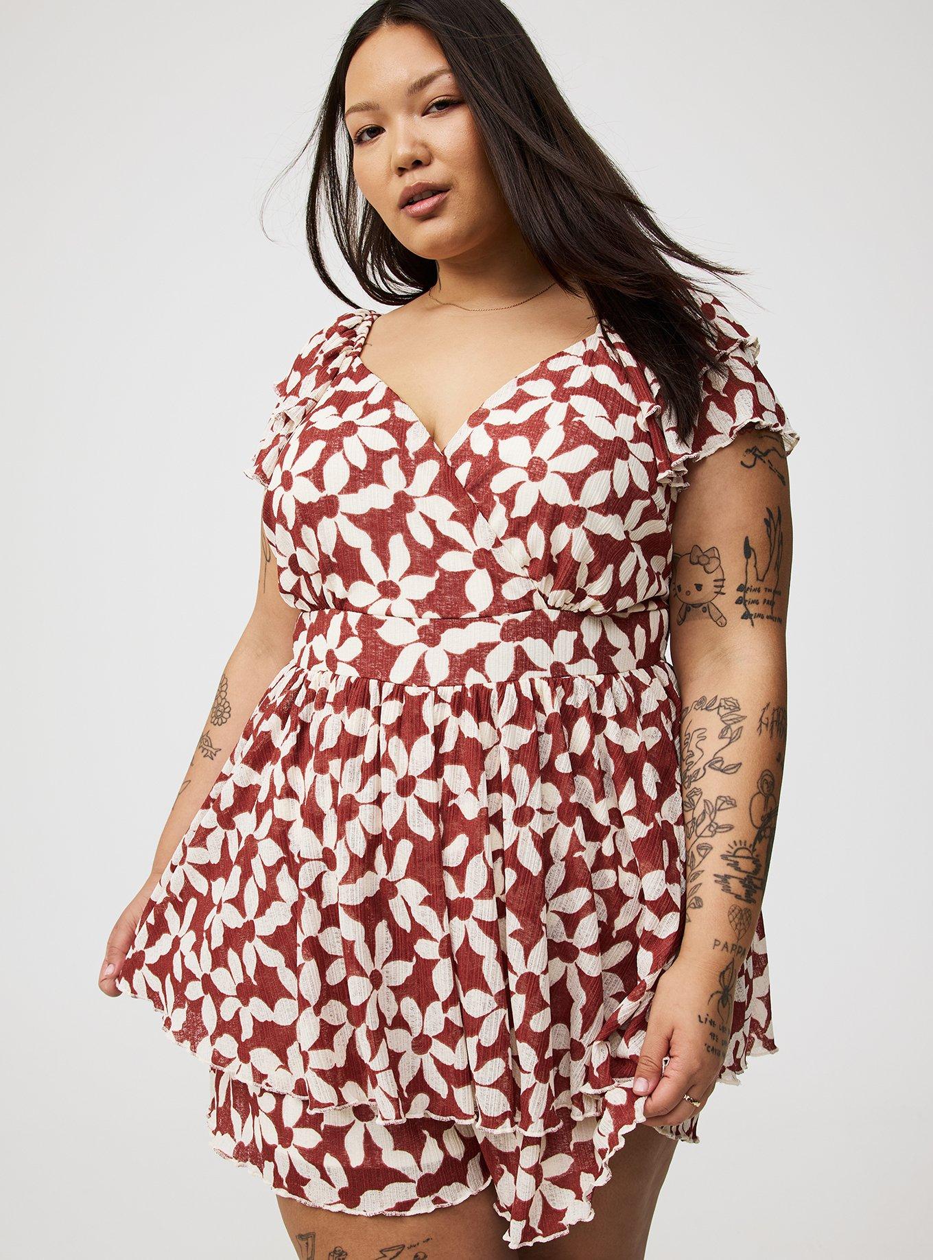 Double Flutter Sleeve Romper