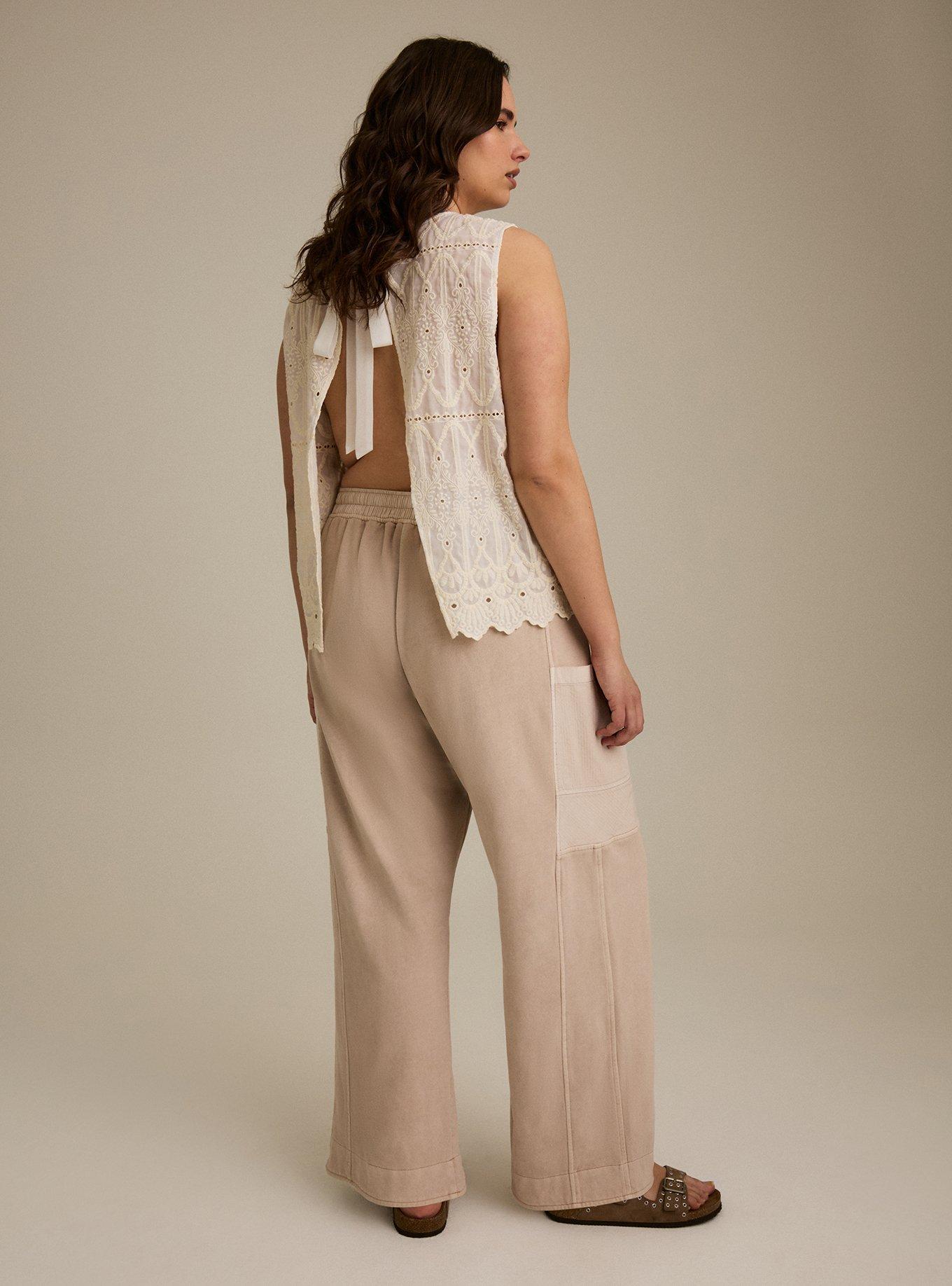 Festi Pull-On Slouchy Straight Leg Pant