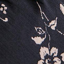 Plus Size Festi Bow Back Halter Maxi Dress, BATIK VINES FLORAL CHARCOAL, swatch