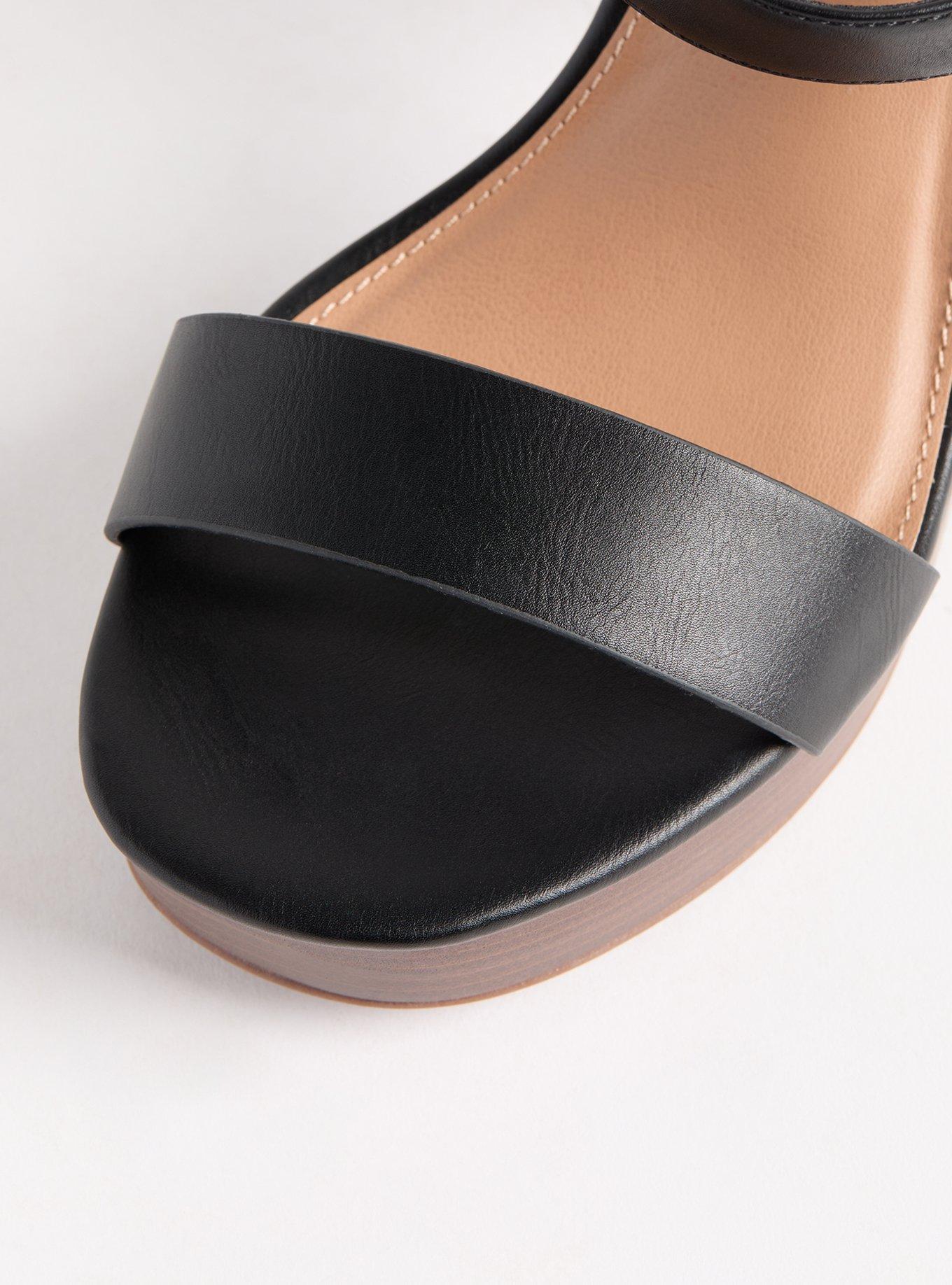 Dual Strap Wood Block Heel (WW)