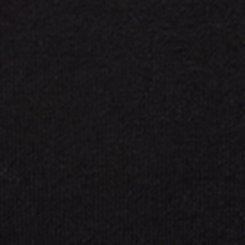 Plus Size Cotton High-Rise Lace Trim Shortie Panty, RICH BLACK, swatch