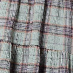 LoveSick Swingy Tiered Skort, GREENLEAF PLAID, swatch