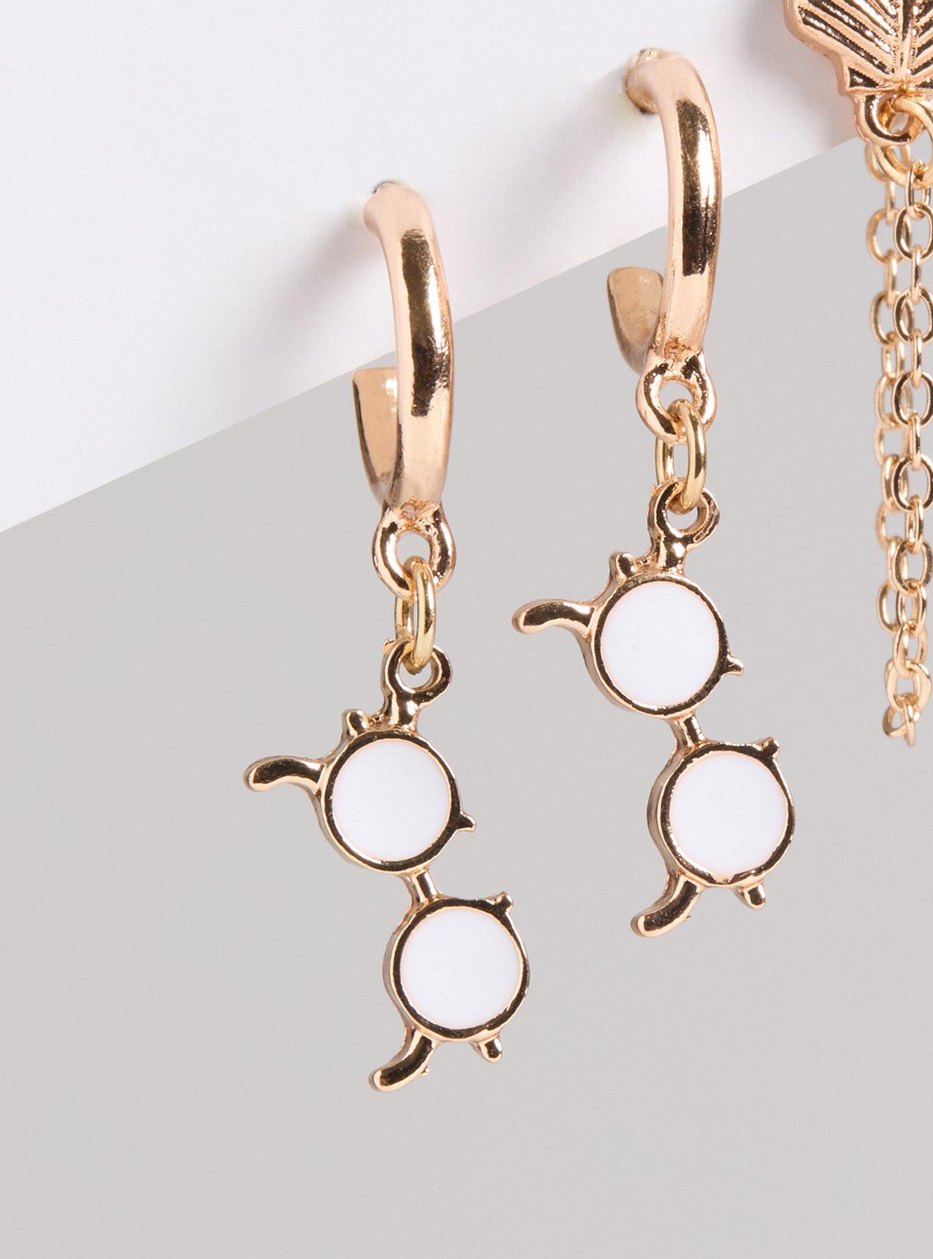 Shell Linear Earring Set
