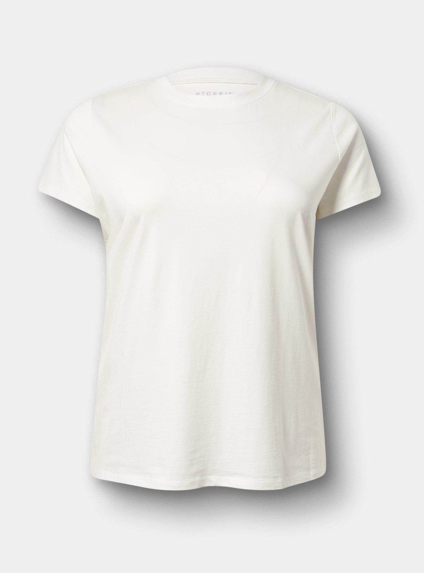 Cotton Crew Boxy Tee, BLANC DE BLANC, hi-res