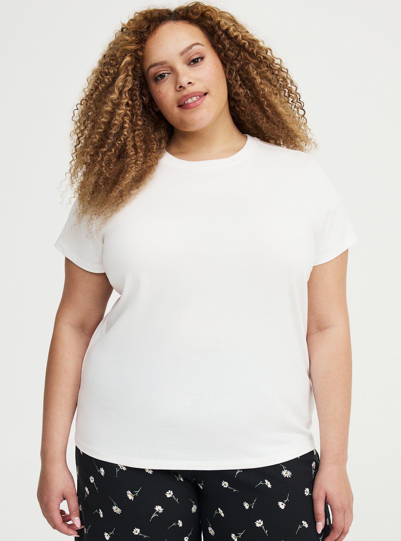 Cotton Crew Boxy Tee, BLANC DE BLANC, hi-res