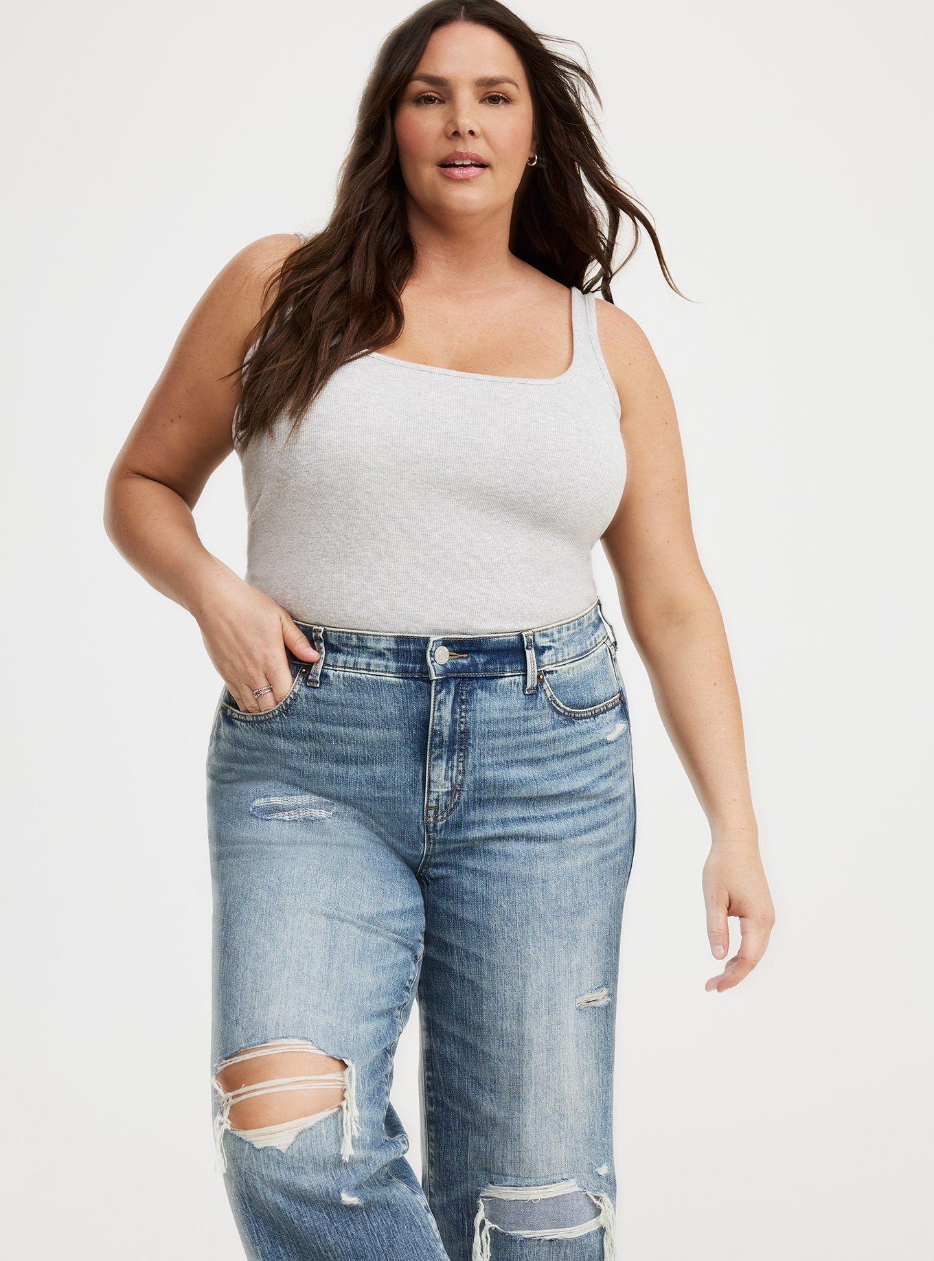 Double Rib Square Neck Tank