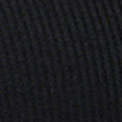 Double Rib Square Neck Tank, DEEP BLACK, swatch