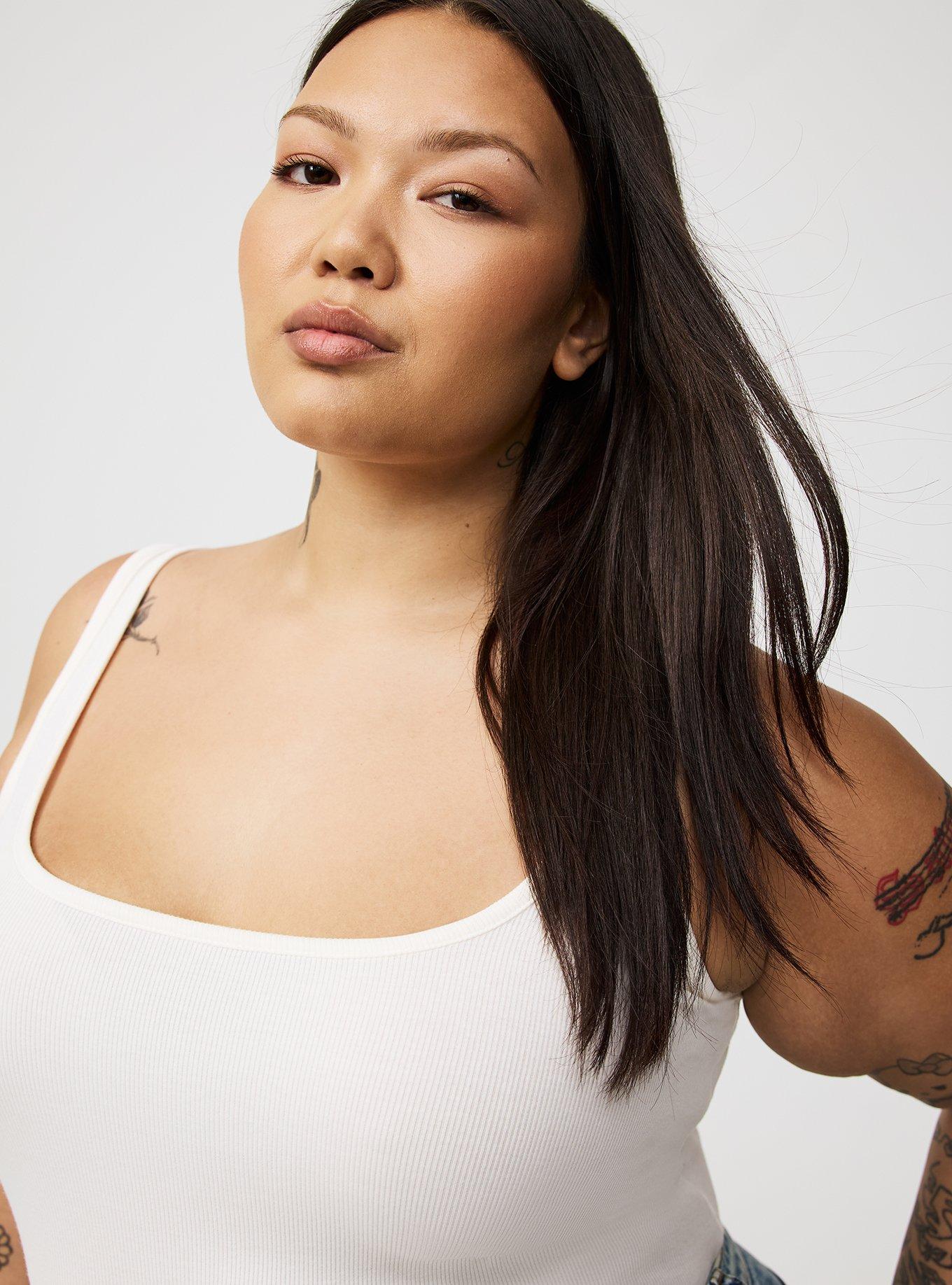 Double Rib Square Neck Tank